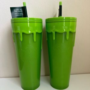 Slime Green Tumbler Starbucks Cup Brand New